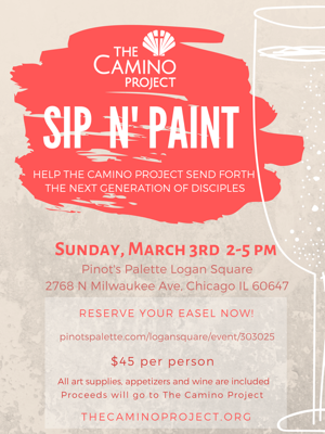 March 3rd, 2019 @ 2-5pm — Sip N' Paint
